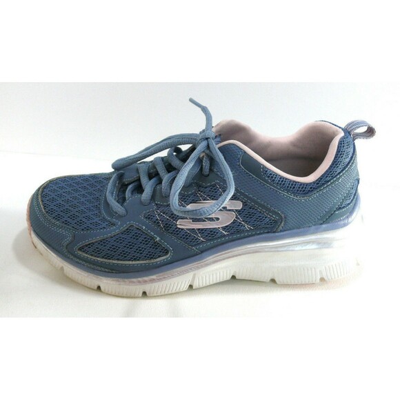 Women's Skechers not afraid Sneakers Slate Air Cooled Memory Foam 12713 sz 6 - Picture 2 of 5